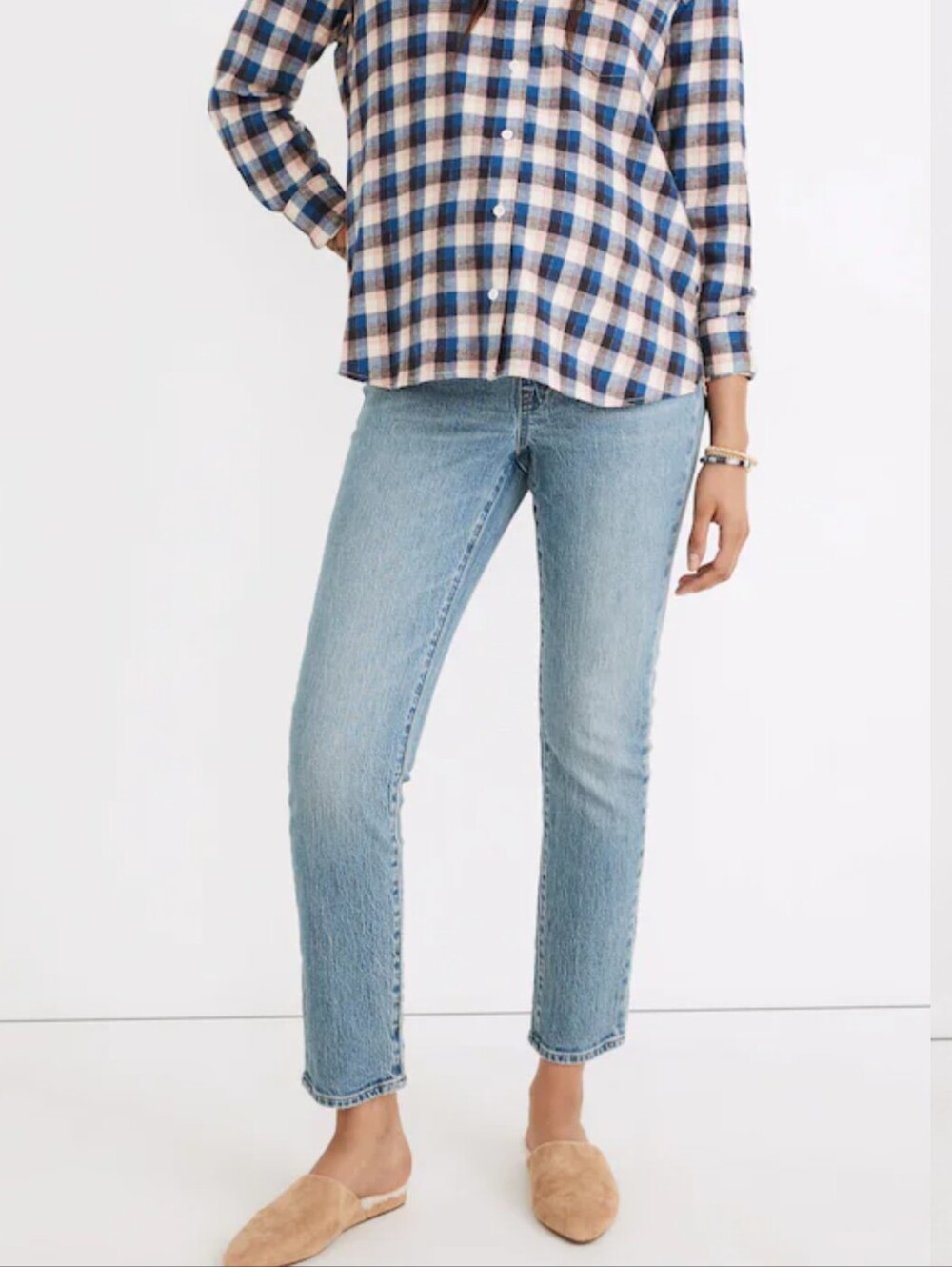 Madewell Maternity Over-the-Belly Perfect Vintage Jeans in Banner Wash Size 27